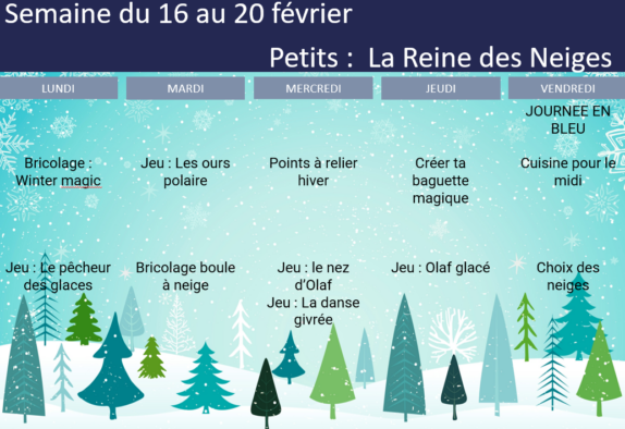 Programme Vacances Février